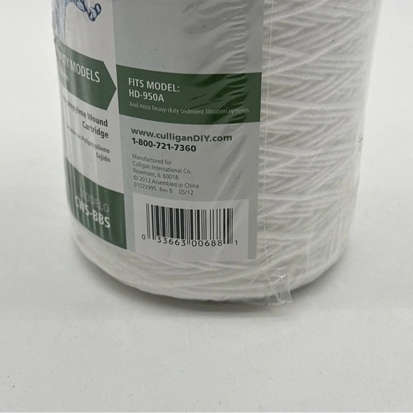 BRAND NEW - Culligan Whole House Water Filter CW5-BBS For Culligan HD-950A - Picture 2 of 4